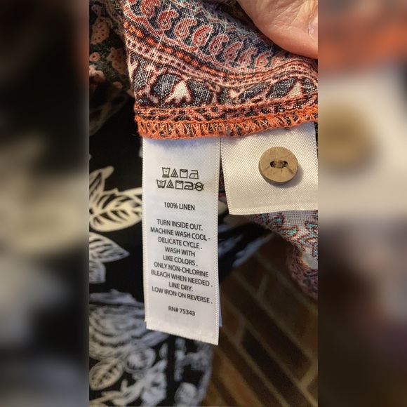 Rachel Zoe Print Tribal Cropper Top - Picture 6 of 6